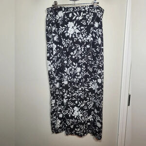 Kathie Lee Boho Cottage Core Floral Skirt sz 16